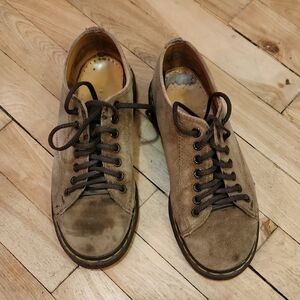 Dr. Martens Tan Suede Sneakers